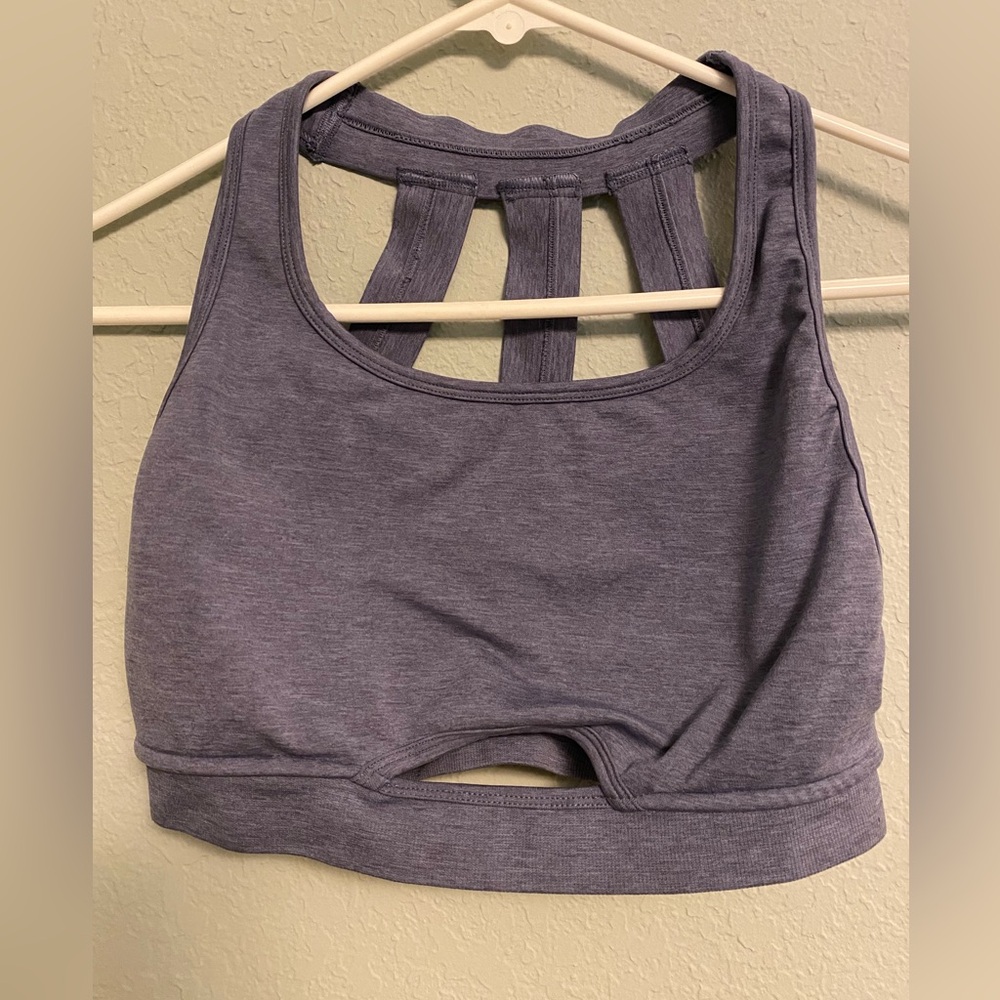 Alphalete Trinity Bra French Blue Size Medium